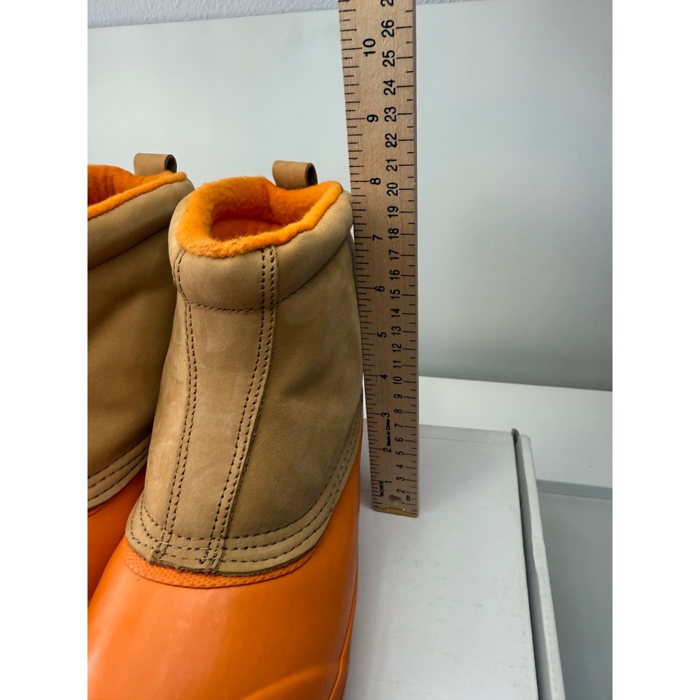 Superga Alpina 759-RBRNBKU Womens Boots Ocra Orange Nubuck Shearling Rubber‎ 7.5 - Picture 8 of 13